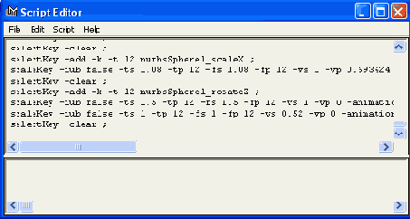   Script Editor 