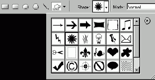      Custom Shape Tool