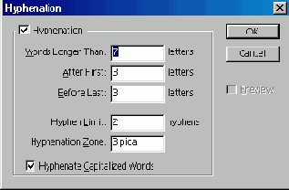   Hyphenation
