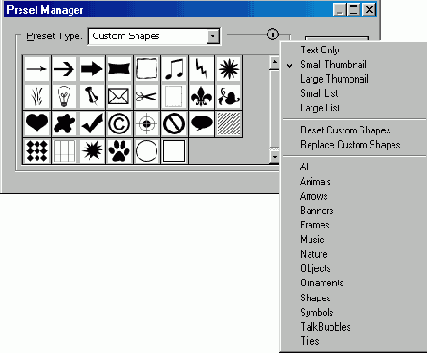  Save Shapes-     Preset Manager