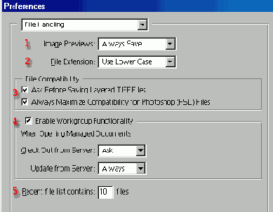  File Handing   Preferences