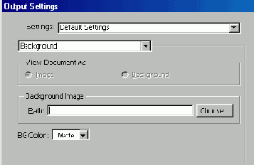  Output Settings   Image